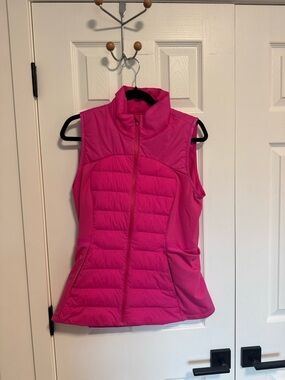 Lululemon Down For It All Vest, Pink, size 10